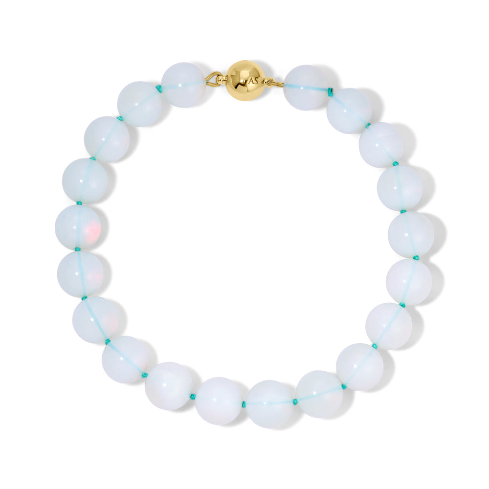 20mm Smooth Opal Necklace