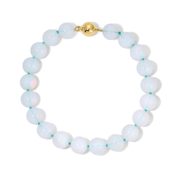 20mm Smooth Opal Necklace