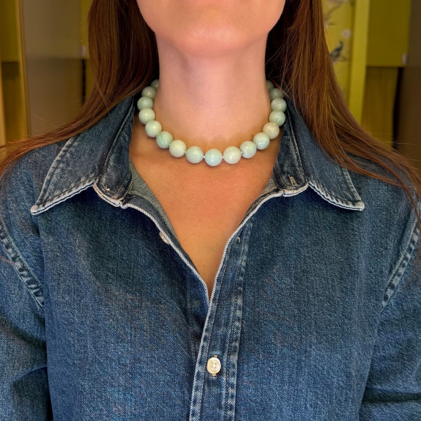 16mm Amazonite Necklace