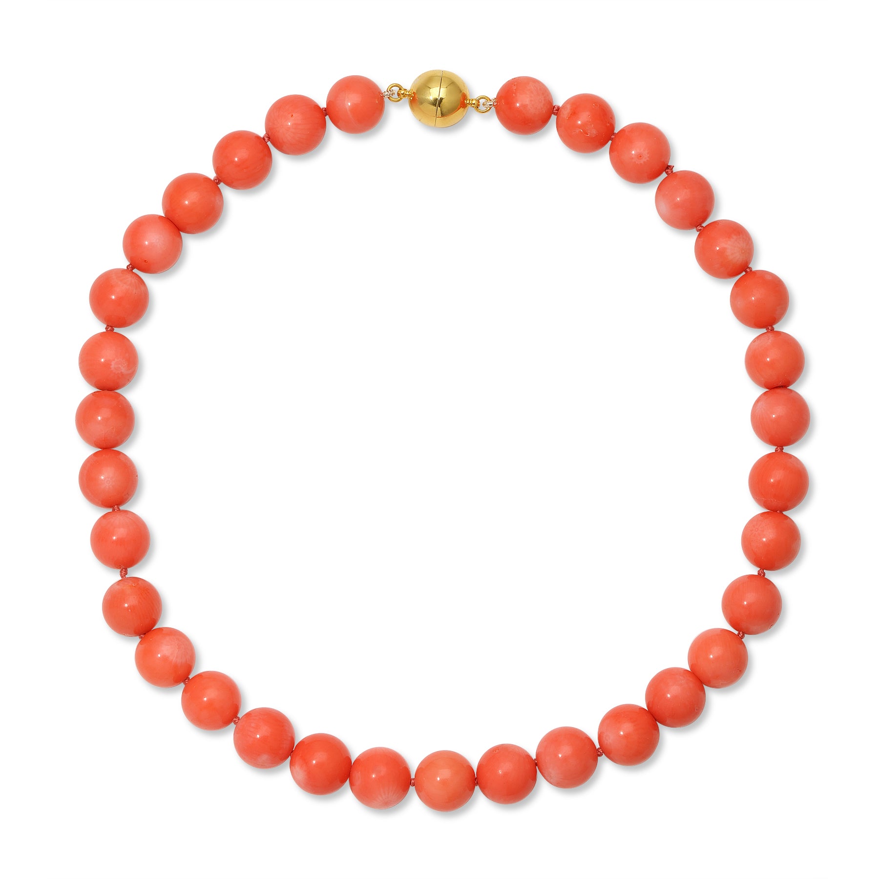 15.5" Bamboo Coral Necklace