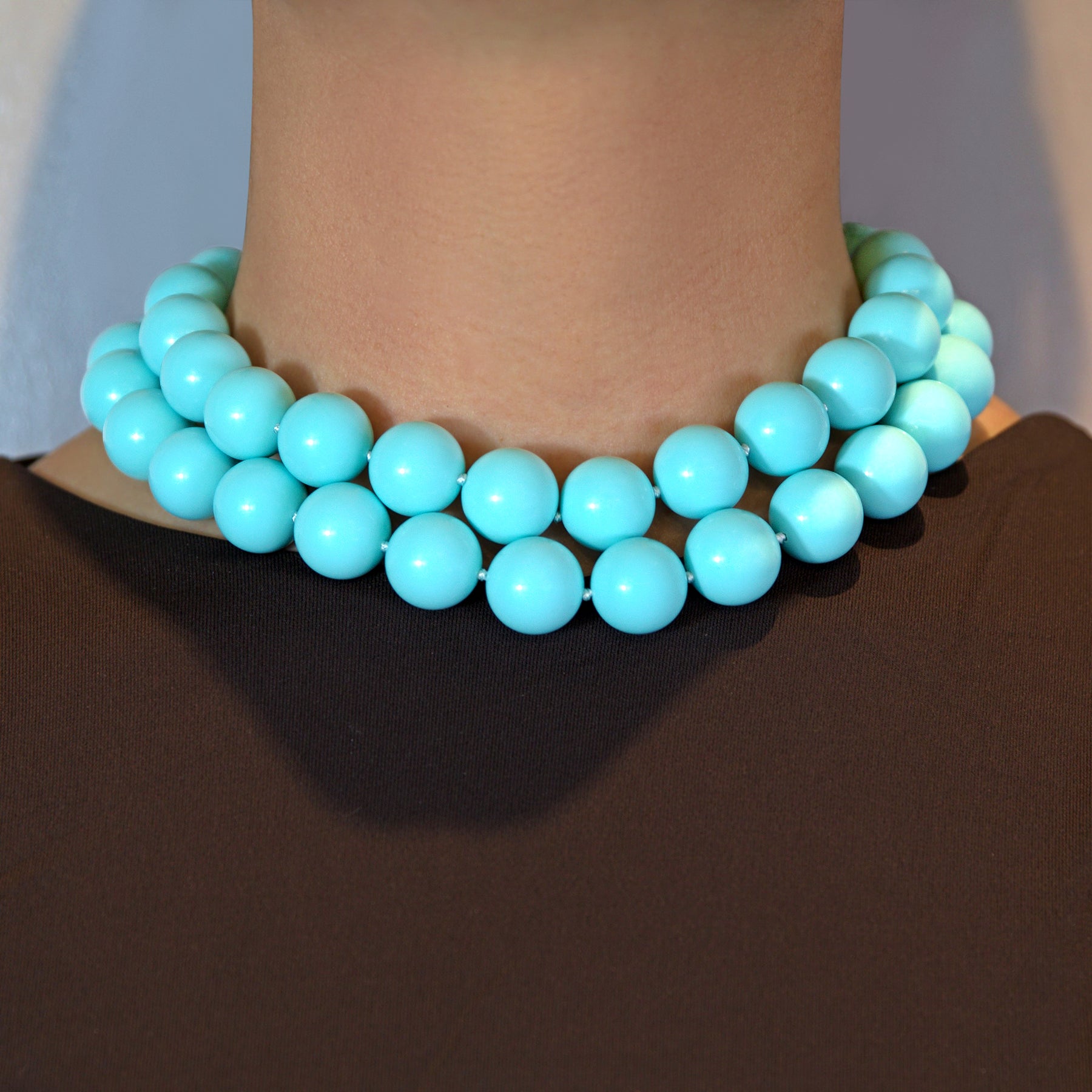 16mm Persian Blue Necklace
