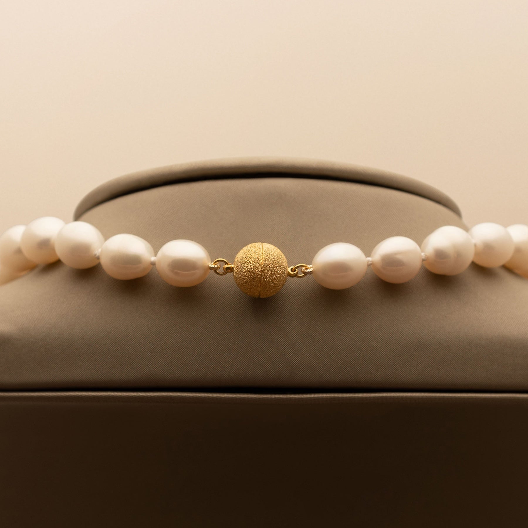 White Baroque Pearl Necklace