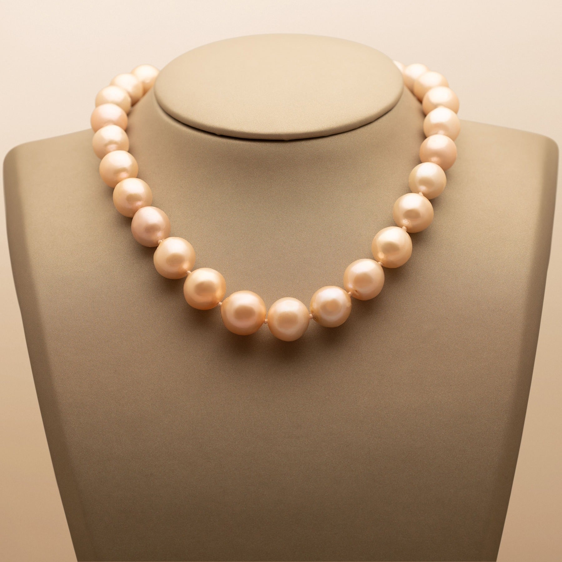 Pink Baroque Pearl Necklace