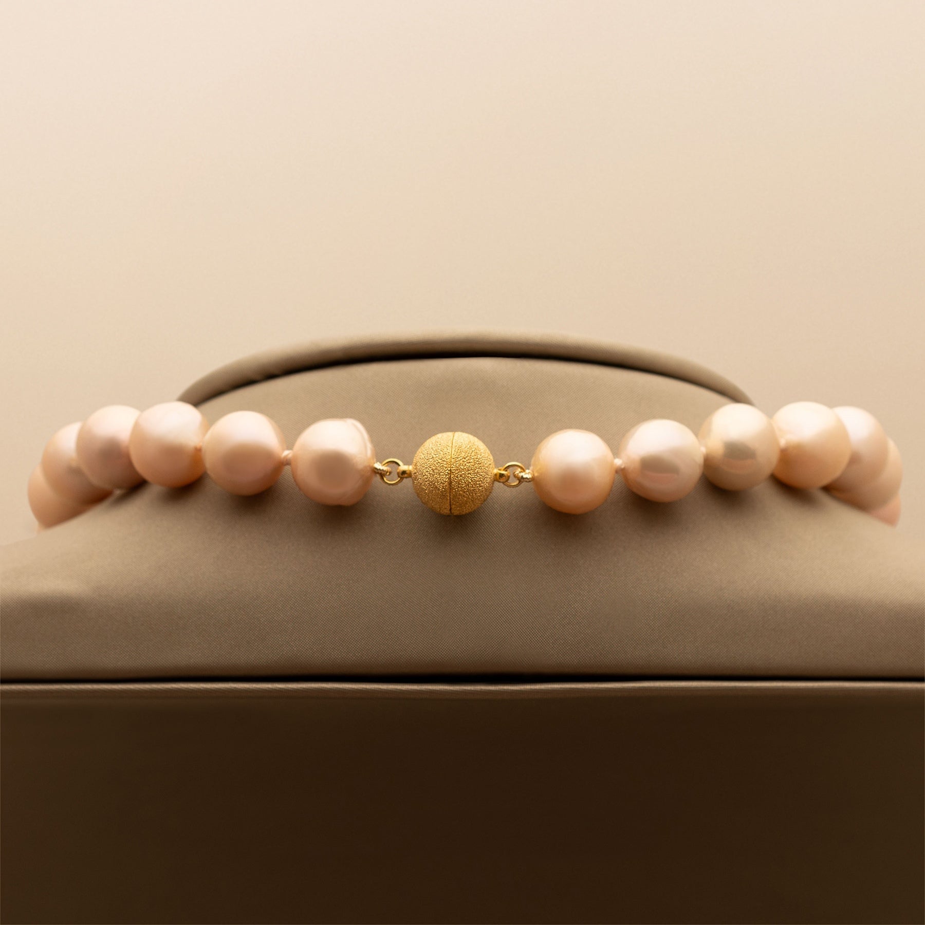 Pink Baroque Pearl Necklace