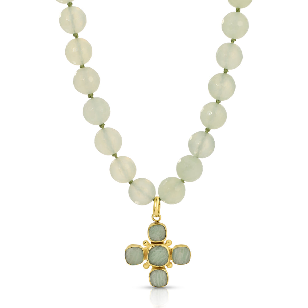 Jade Cross Necklace