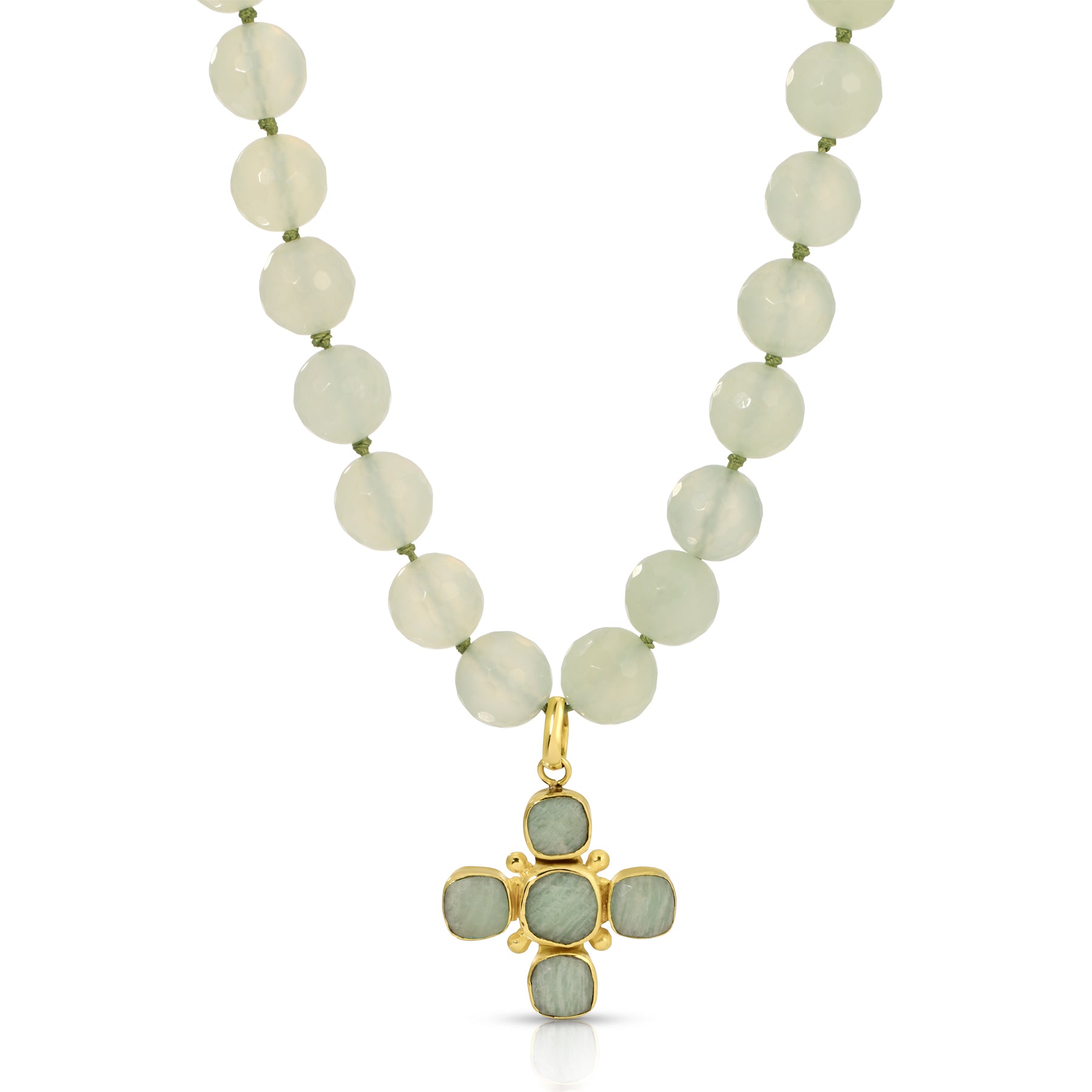 Jade Cross Necklace