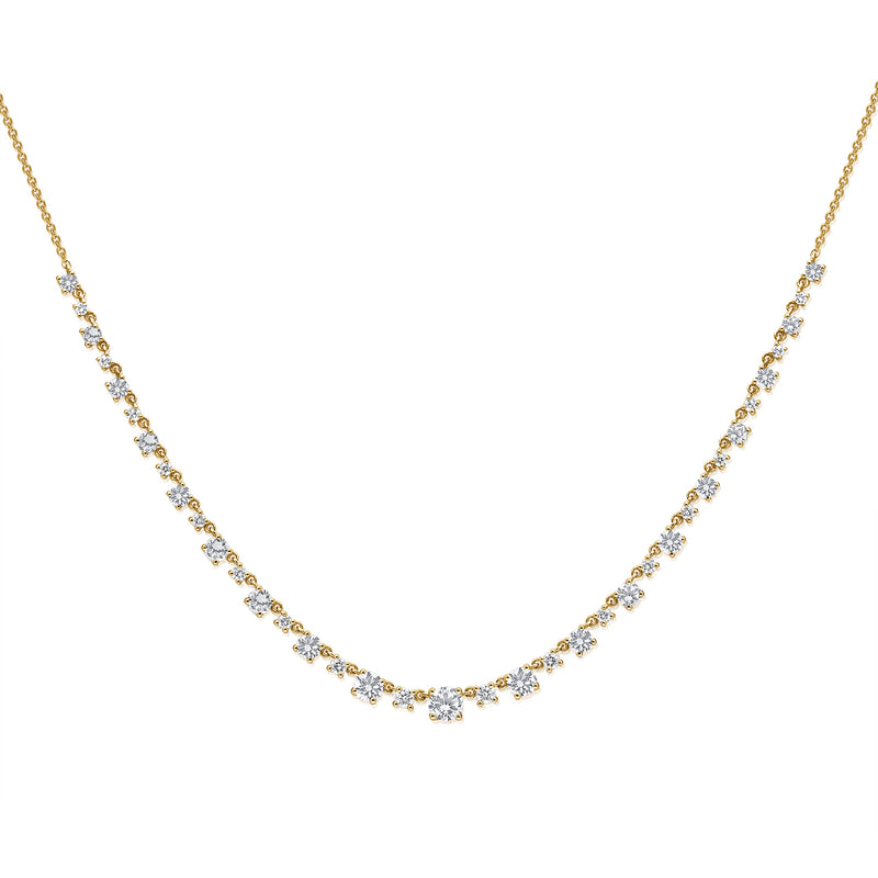 14KT Yellow Gold Diamond Tina Necklace