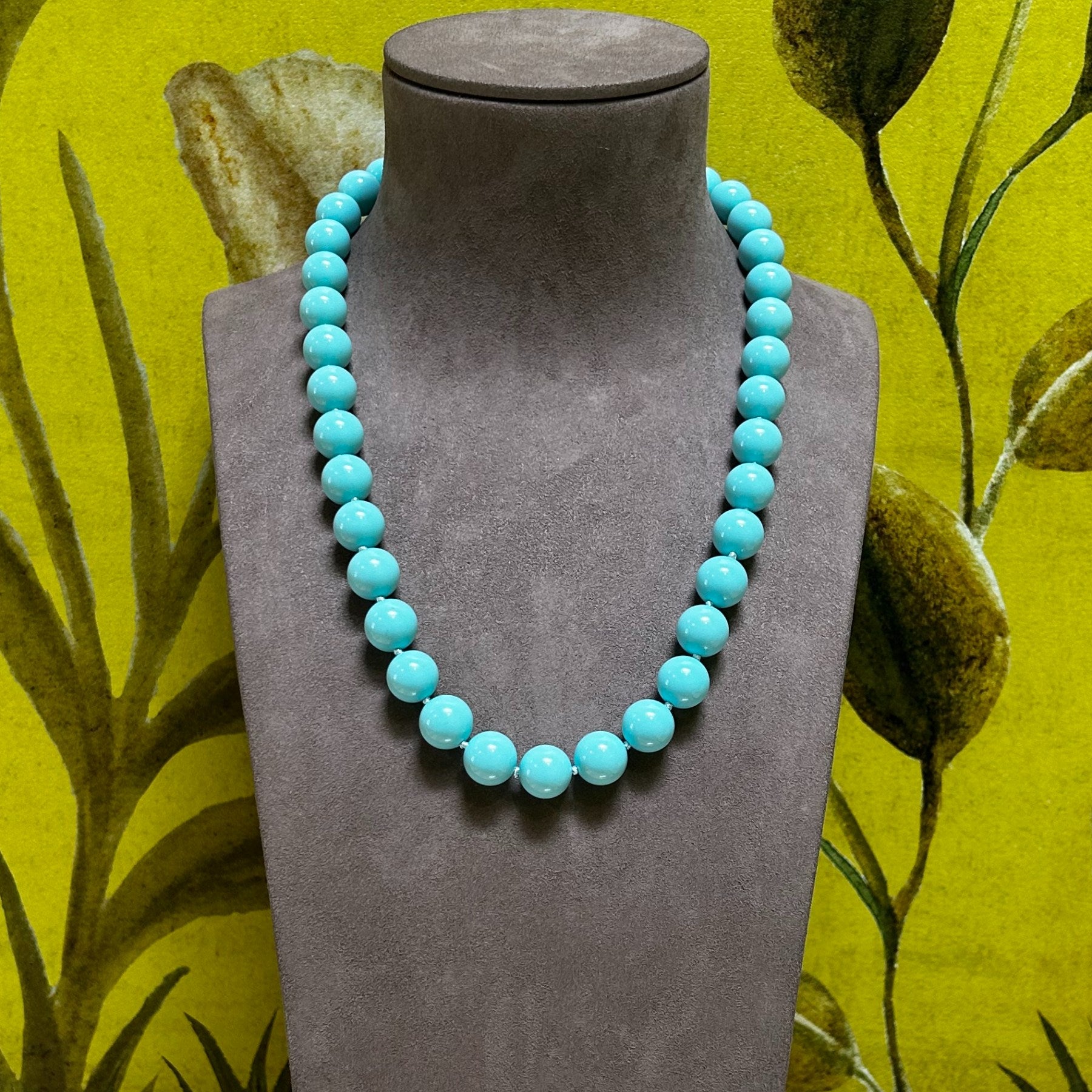 14mm Persian Blue Necklace