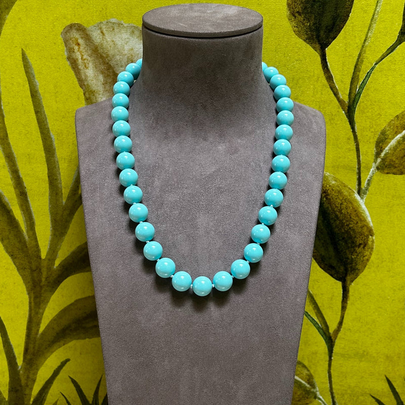 14mm Persian Blue Necklace