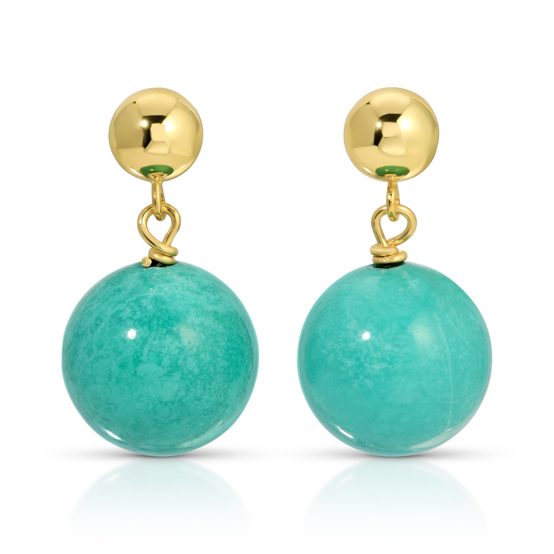 Small Turquoise Drop Earrings