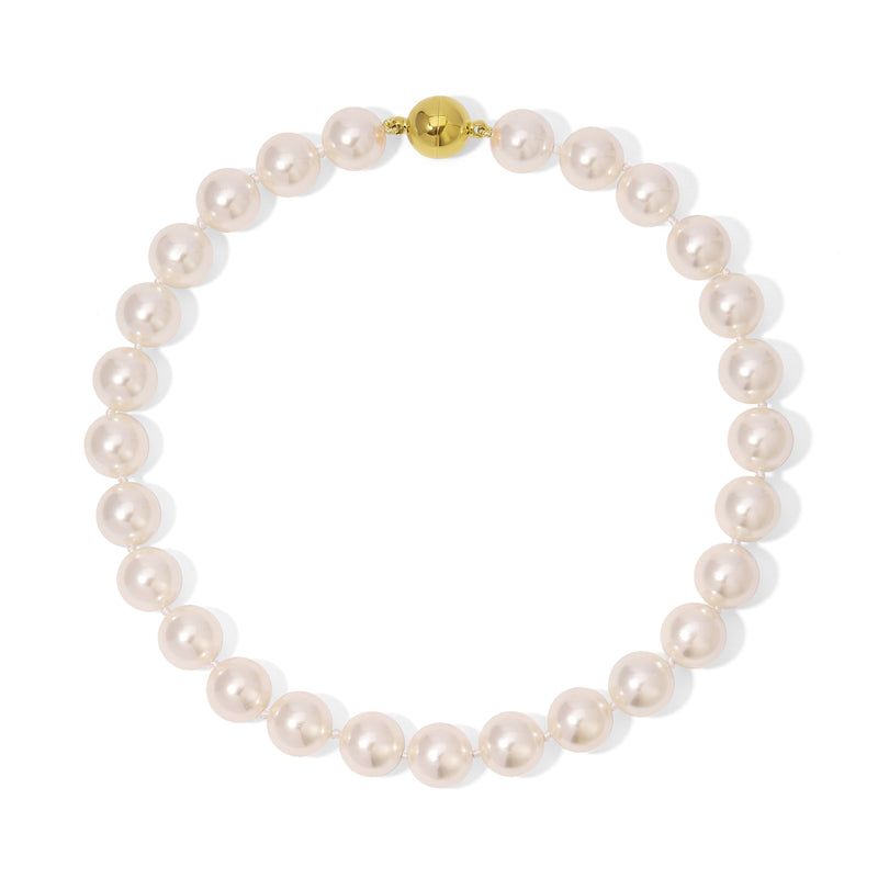 White Shell Pearl Necklace