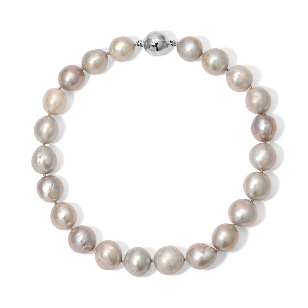 Grey Freshwater Pearl Necklace