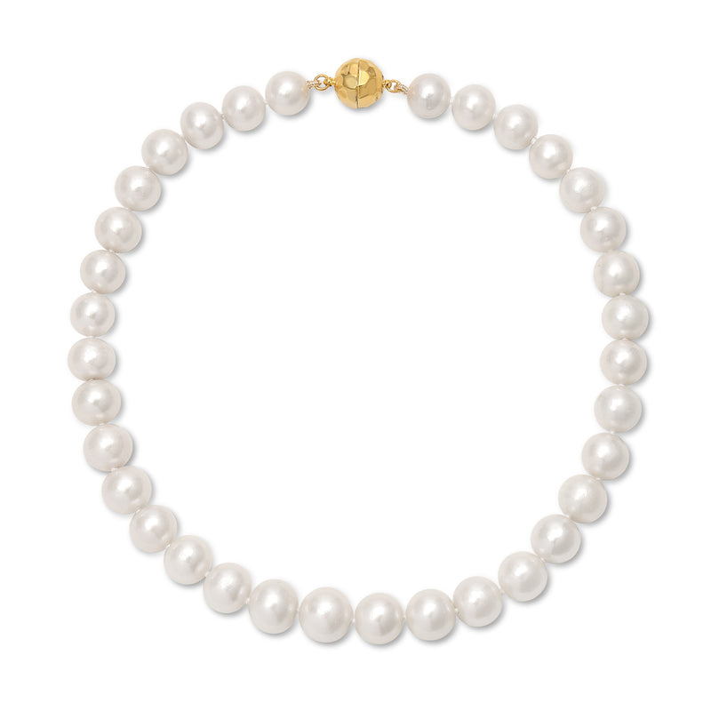 Olivia White Freshwater Pearl Necklace