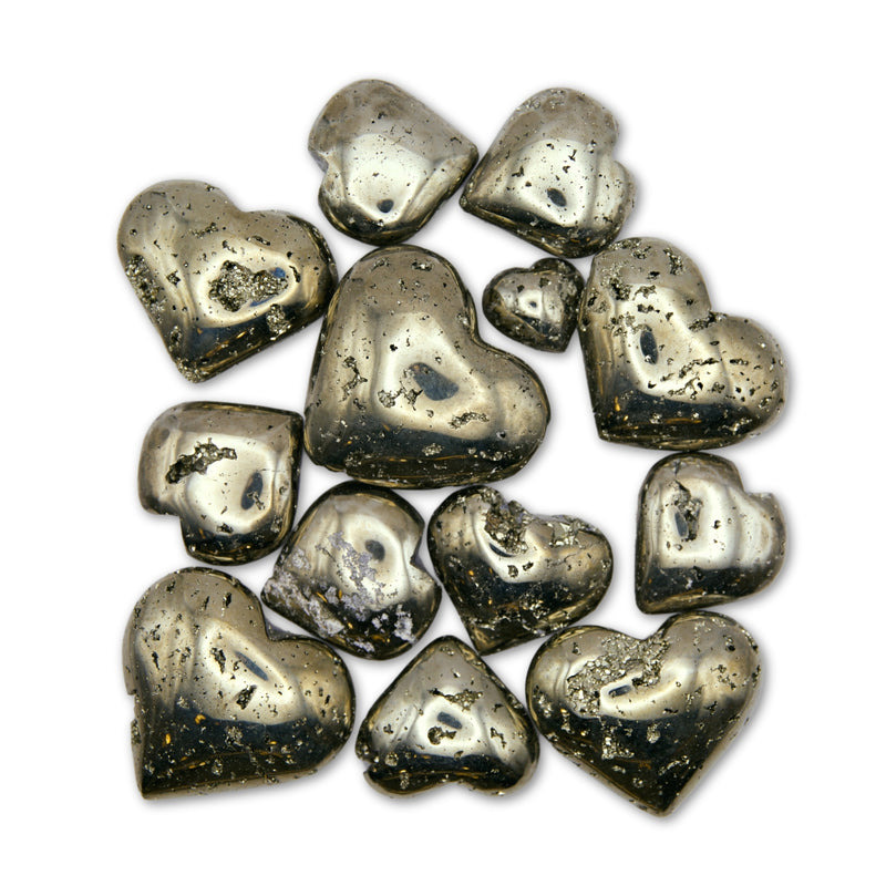 Pyrite Heart Crystal