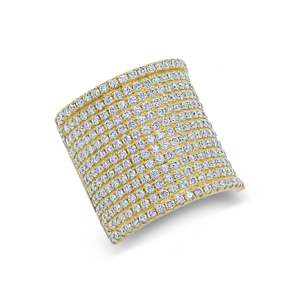14KT Yellow Gold Diamond Luxe Roma Ring