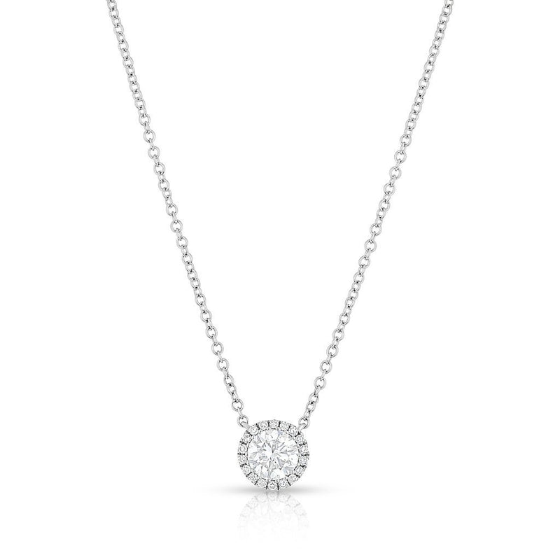 14KT White Gold Diamond Ava Necklace