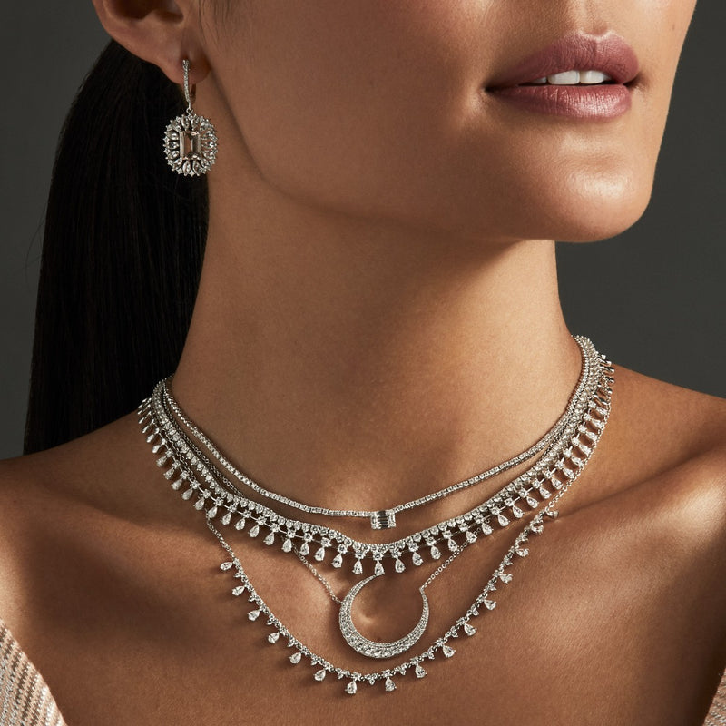 14KT Yellow Gold Diamond Constantine Necklace
