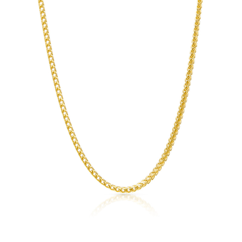 14KT Yellow Gold 3mm Box Chain Necklace