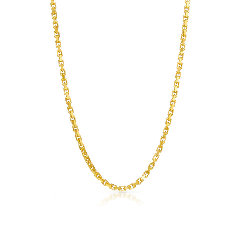 14KT Yellow Gold Chain Link Parker Necklace