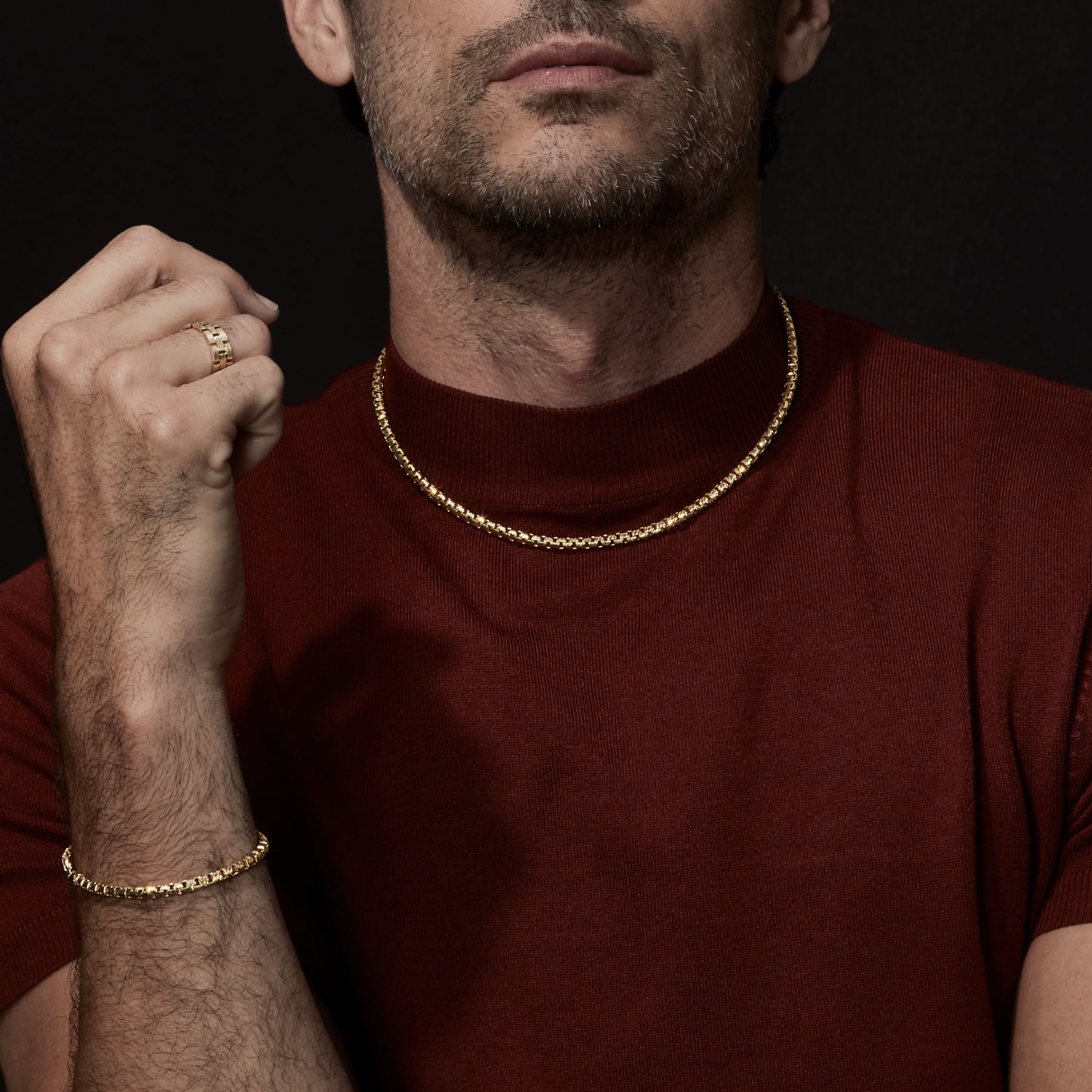 14KT Yellow Gold Devin Necklace