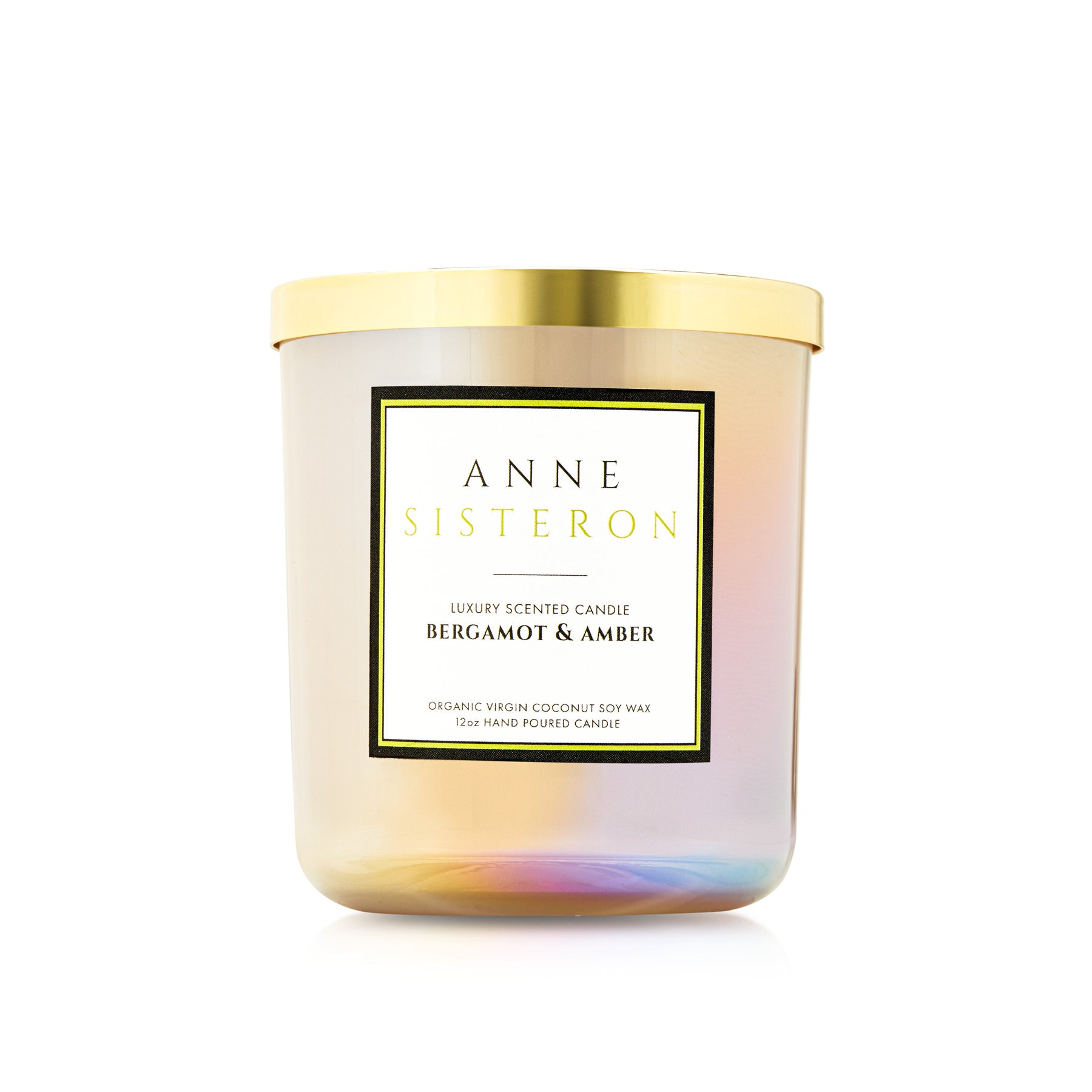 Anne Sisteron Luxury Scented Candle - Bergamot & Amber