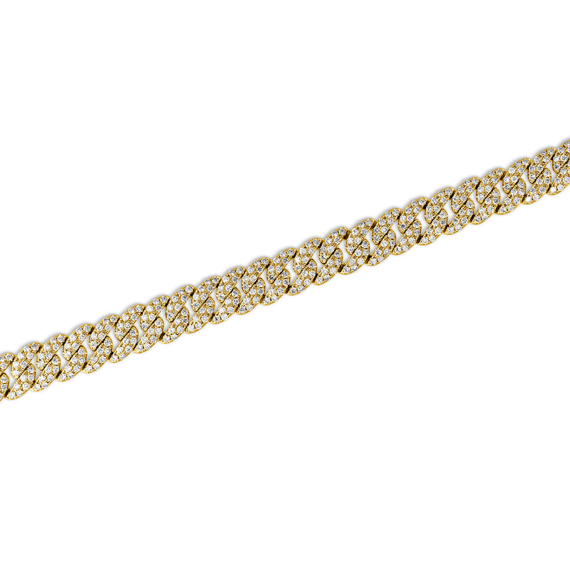 14KT Rose Gold Diamond Cameron Chain Link Bracelet – Anne Sisteron