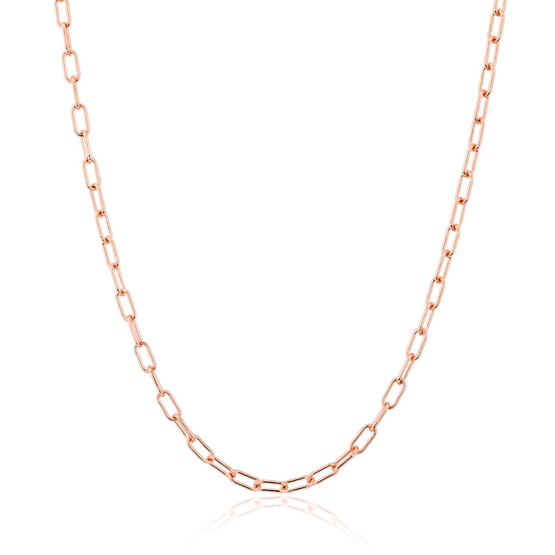14KT Rose Gold Linked Chain Lyla Necklace