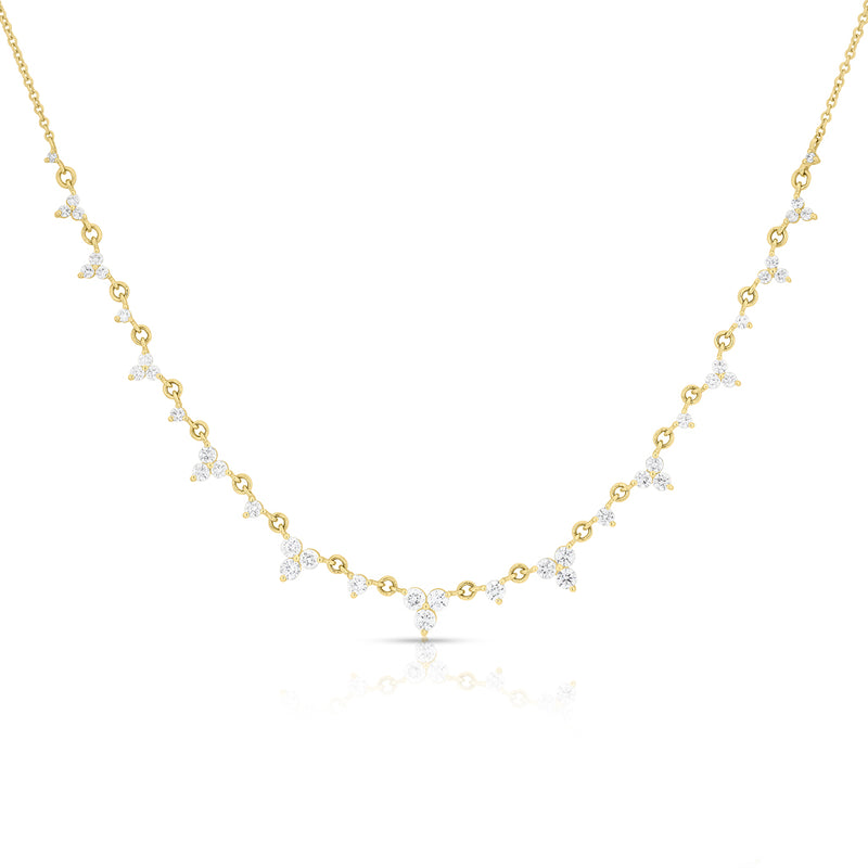 14KT Yellow Gold Diamond Clara Necklace