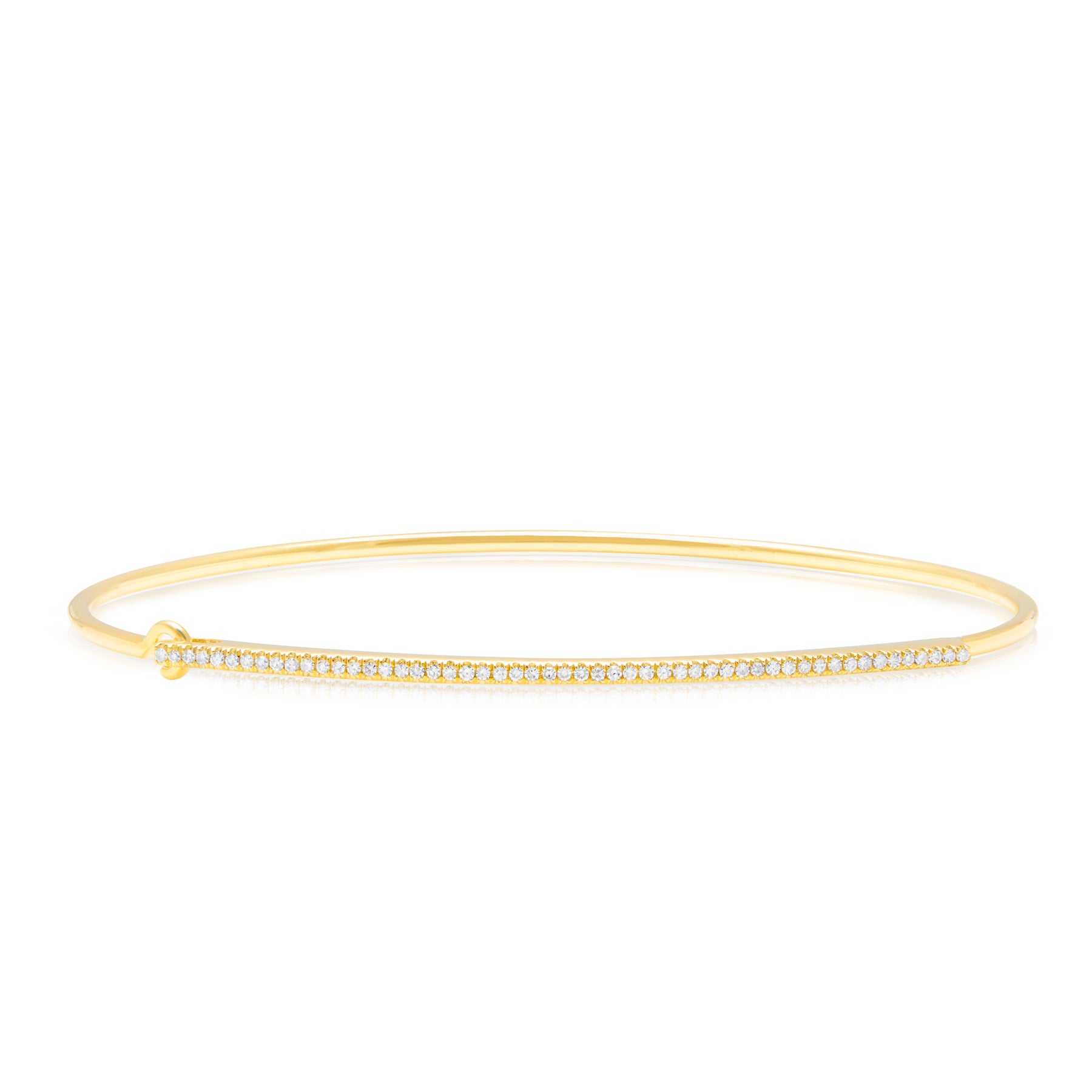 14KT Yellow Gold Diamond Bar Latch Bracelet – Anne Sisteron