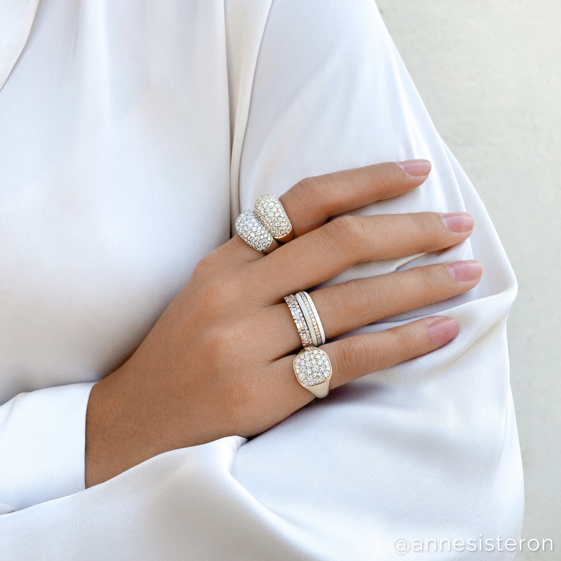 14KT Yellow Gold Baguette Diamond Katelyn Ring