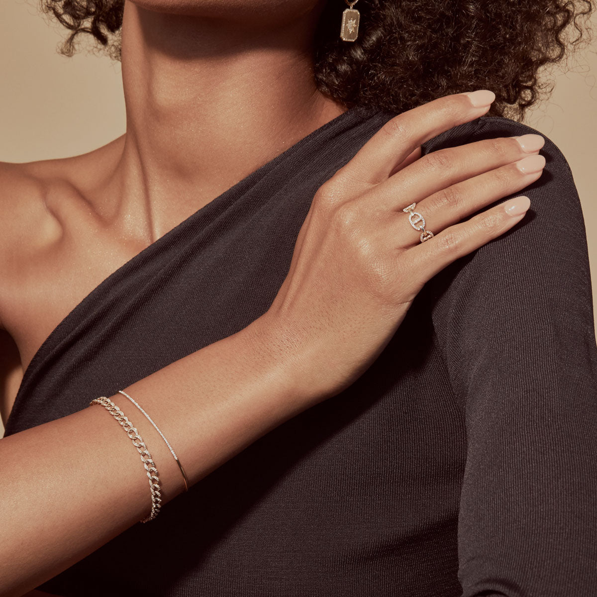 14KT Rose Gold Luxe Carter Chain Link Bracelet – Anne Sisteron