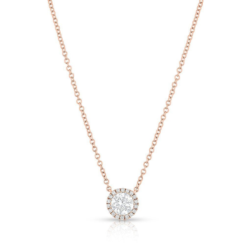14KT Rose Gold Diamond Ava Necklace