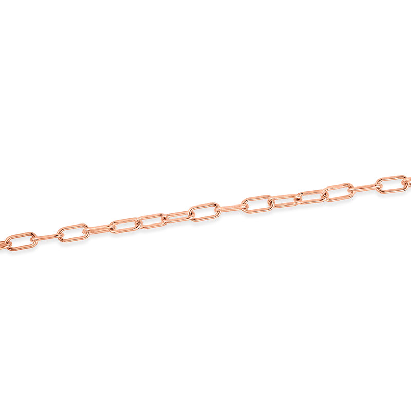 14KT Rose Gold Linked Chain Lyla Bracelet
